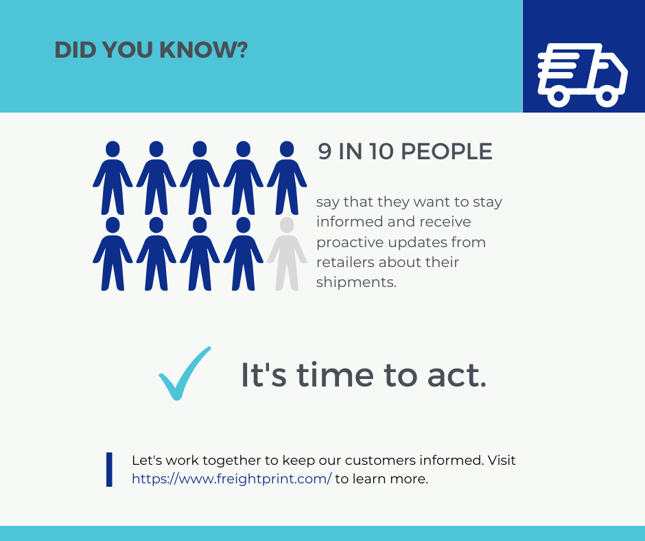 updates about shipments statistic